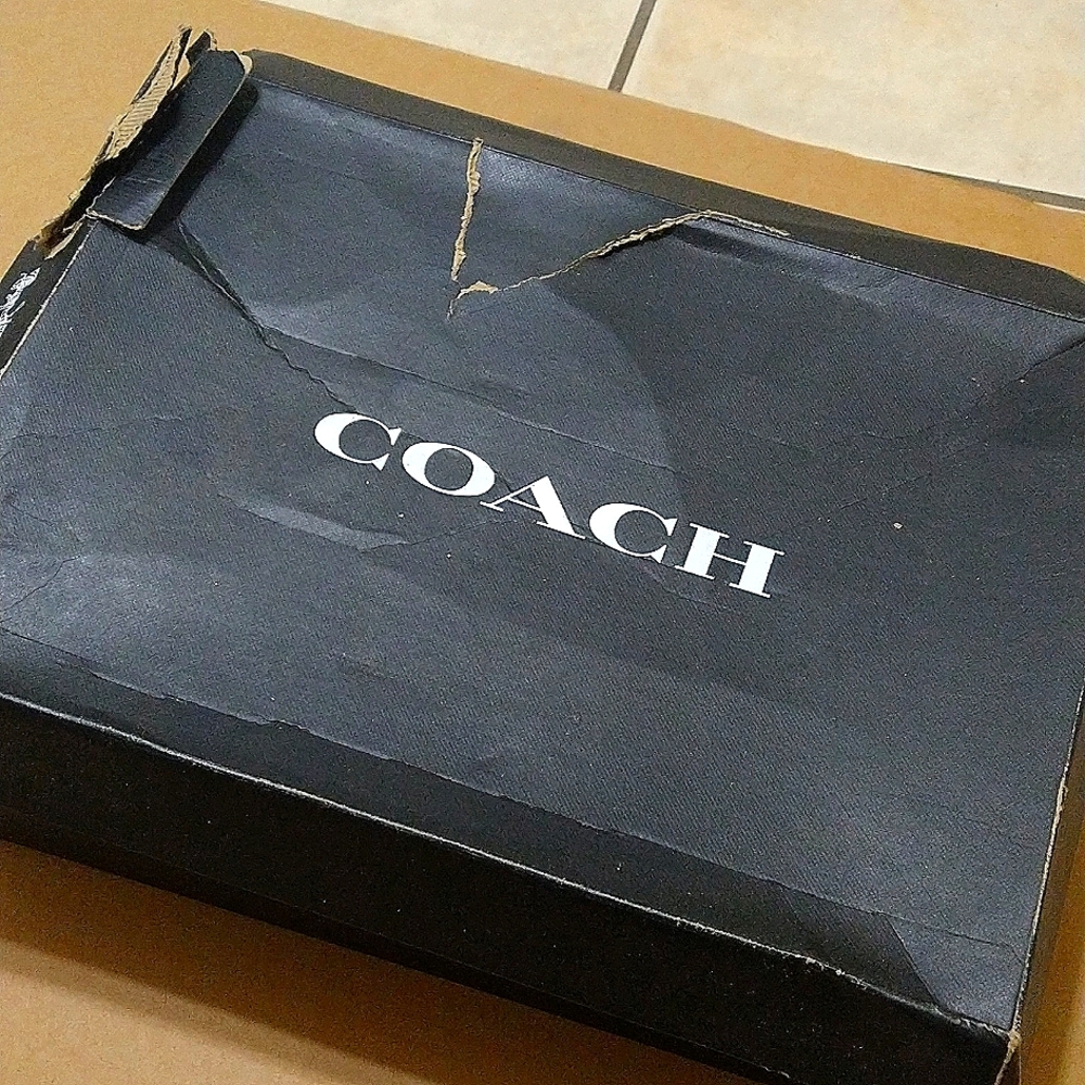 Coach men's Collection C152 Tech Runner style Size12 Color khaki/Black